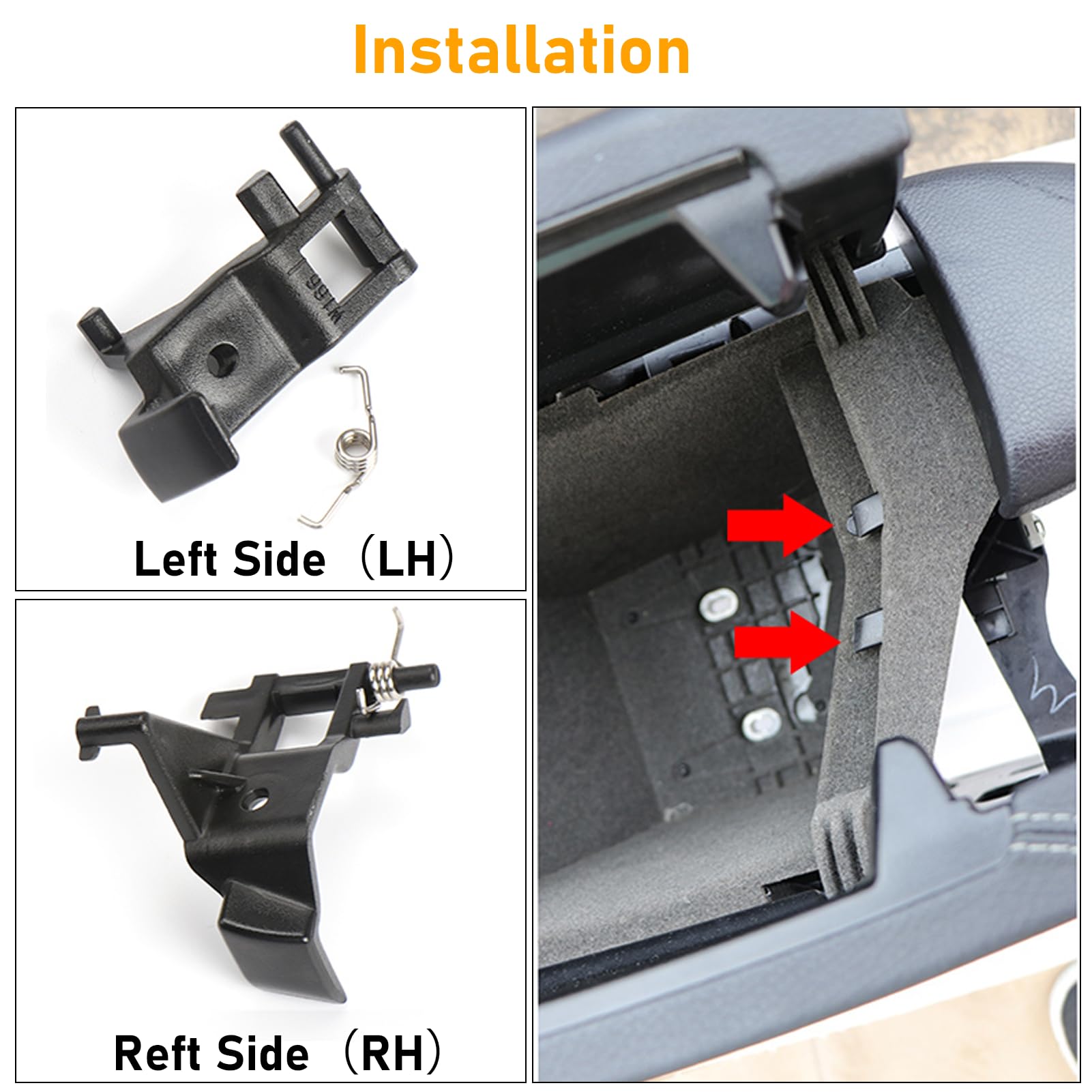 Mercedes-Benz Armrest Latch Clips for W166. X166. W292. C292 | 2012-2019 GLE/GLS Series.2PCS | Jaronx
