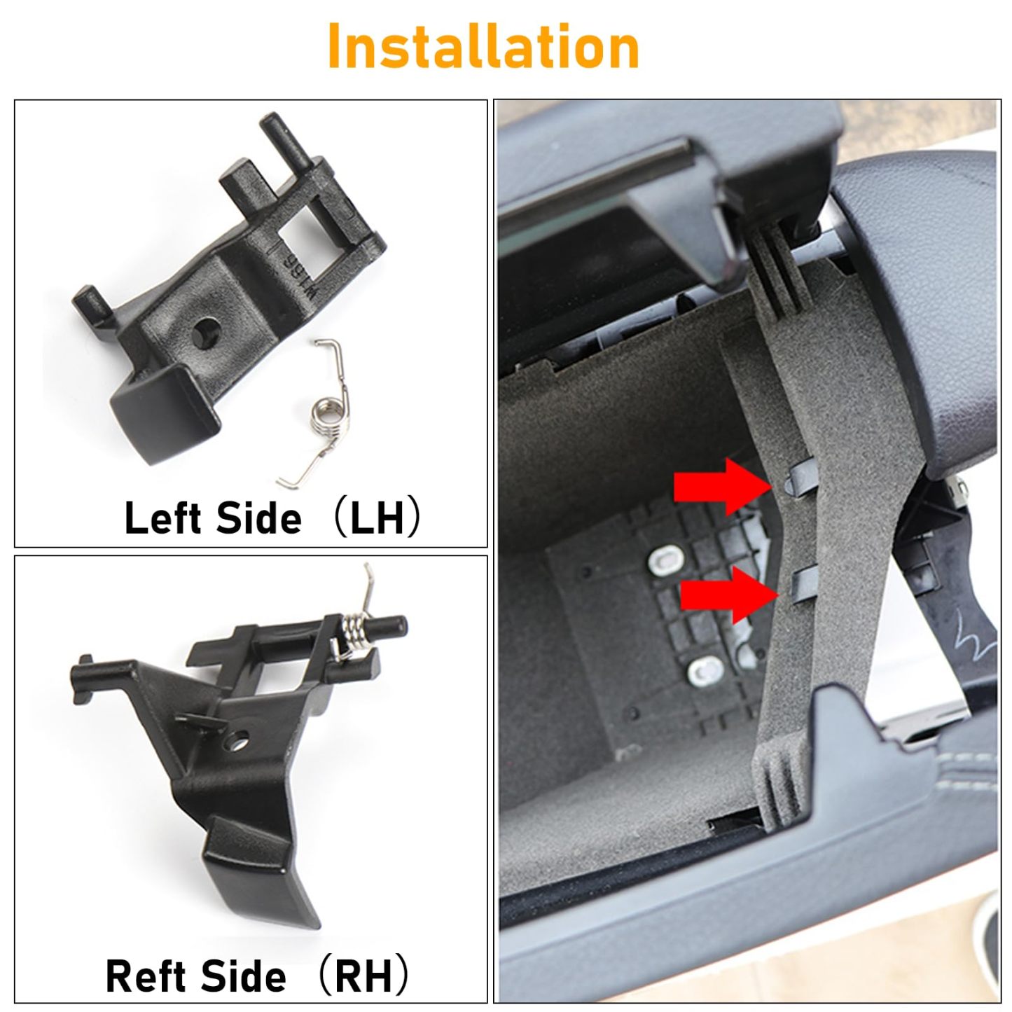 Mercedes-Benz Armrest Latch Clips for W166. X166. W292. C292 | 2012-2019 GLE/GLS Series.2PCS | Jaronx