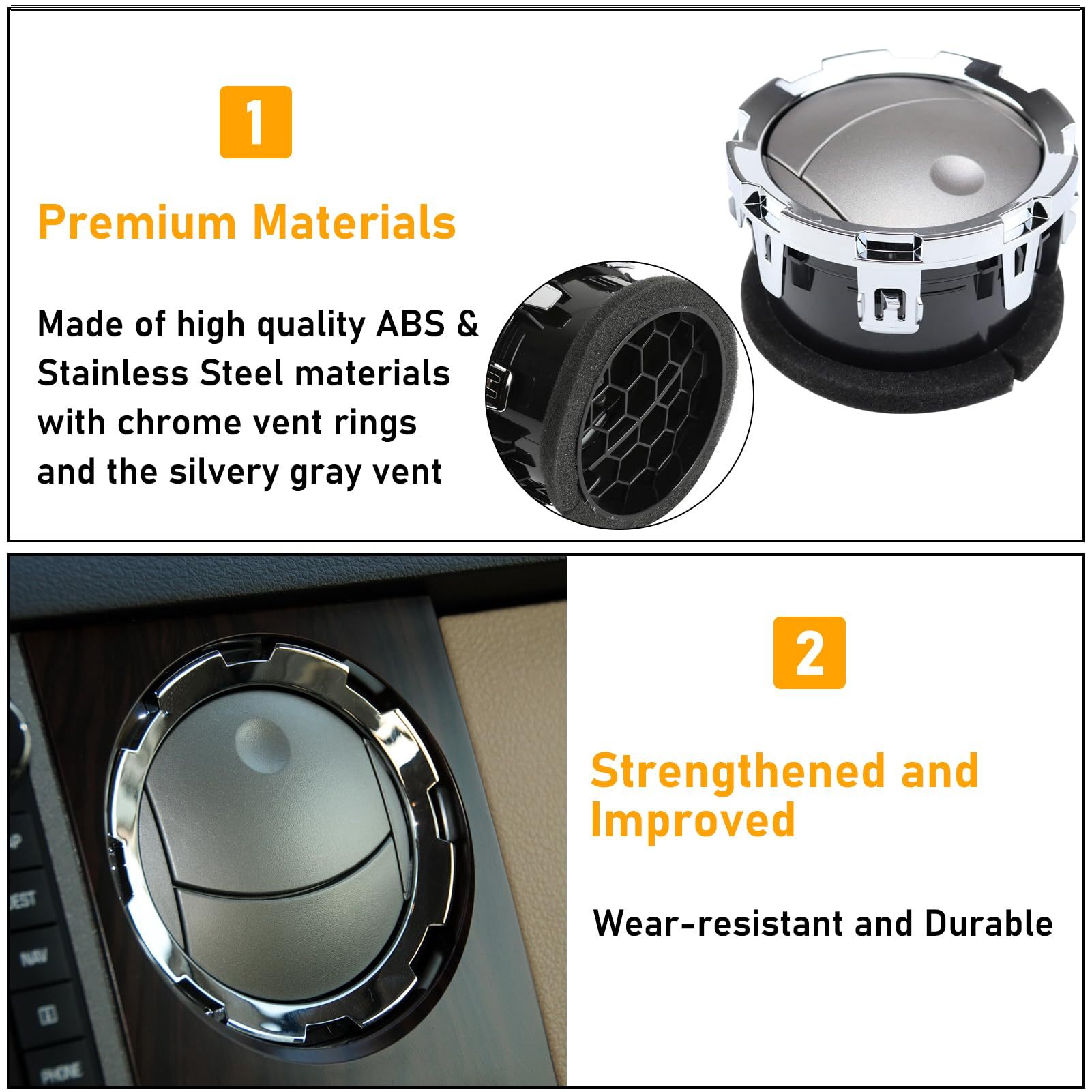 2011-2016 Ford F250-F550 Super Duty Dash Air Vent.1 PCS | YDSSTORE