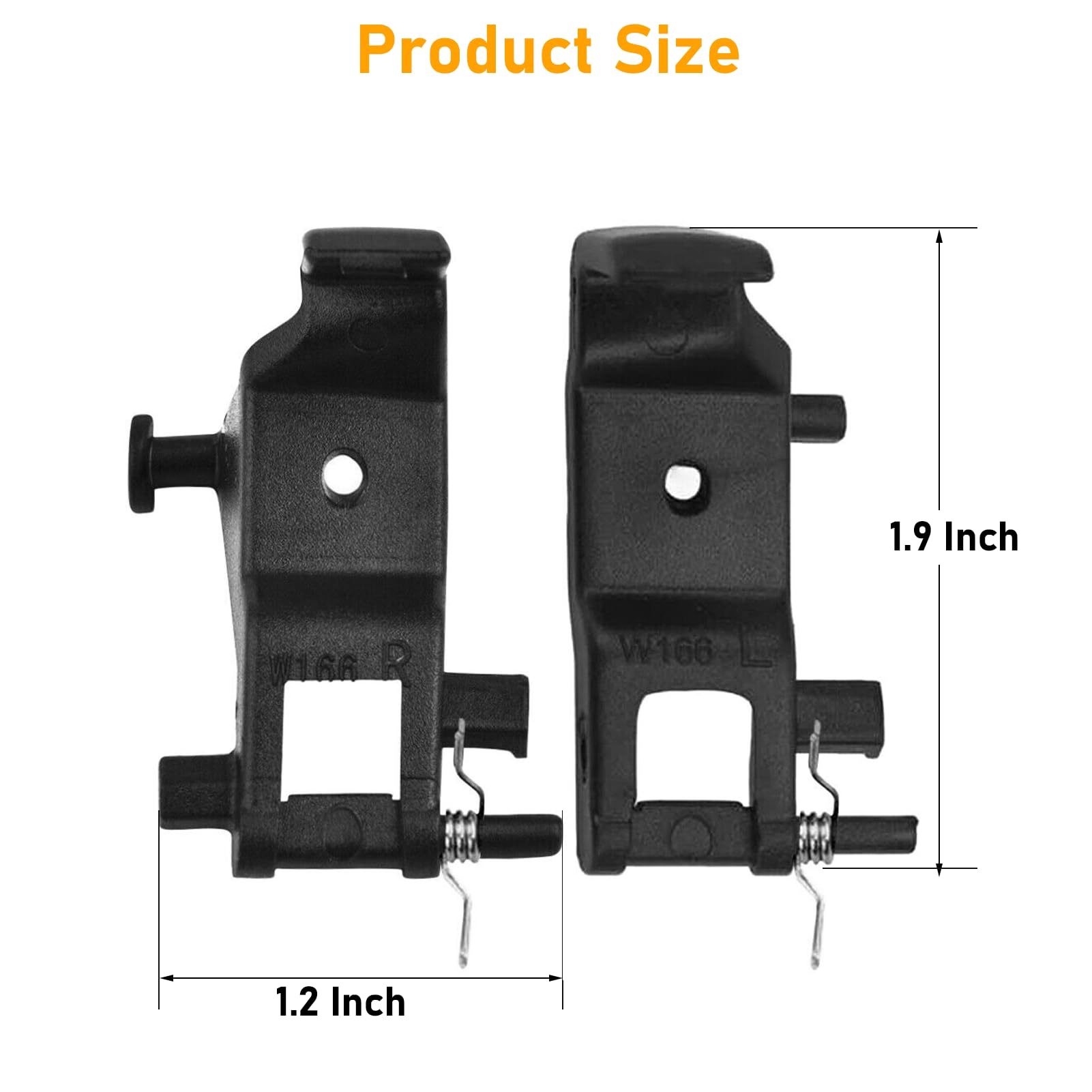 Mercedes-Benz Armrest Latch Clips for W166. X166. W292. C292 | 2012-2019 GLE/GLS Series.2PCS | Jaronx