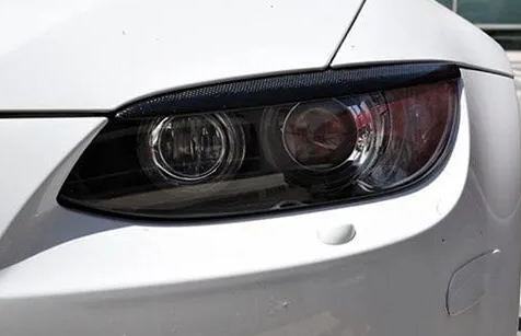 AutoTecknic Stealth Black Headlight Trim Set - E92/ E93 M3 & 3-Series Coupe/ Convertible Pre-LCI
