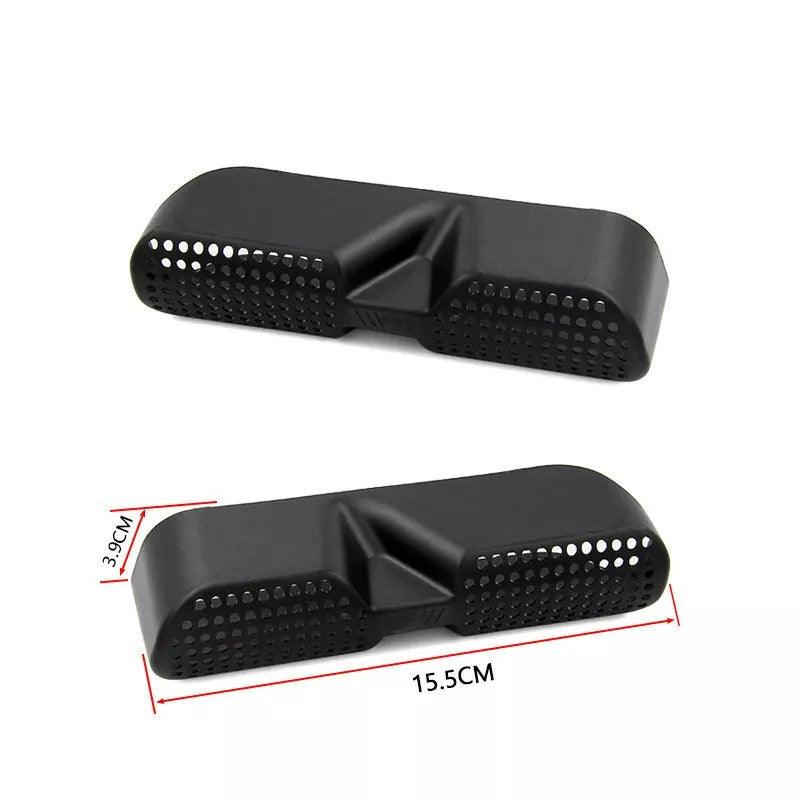 2x Rear Under Seat AC Air Vent Cover Decor for BMW X3 F25 2011-2017 & X4 F26 | ABS Plastic Dust Protective Frame Cover-autoydsstore