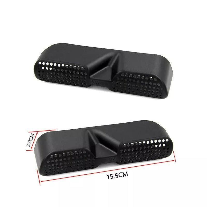 2x Rear Under Seat AC Air Vent Cover Decor for BMW X3 F25 2011-2017 & X4 F26 | ABS Plastic Dust Protective Frame Cover-autoydsstore