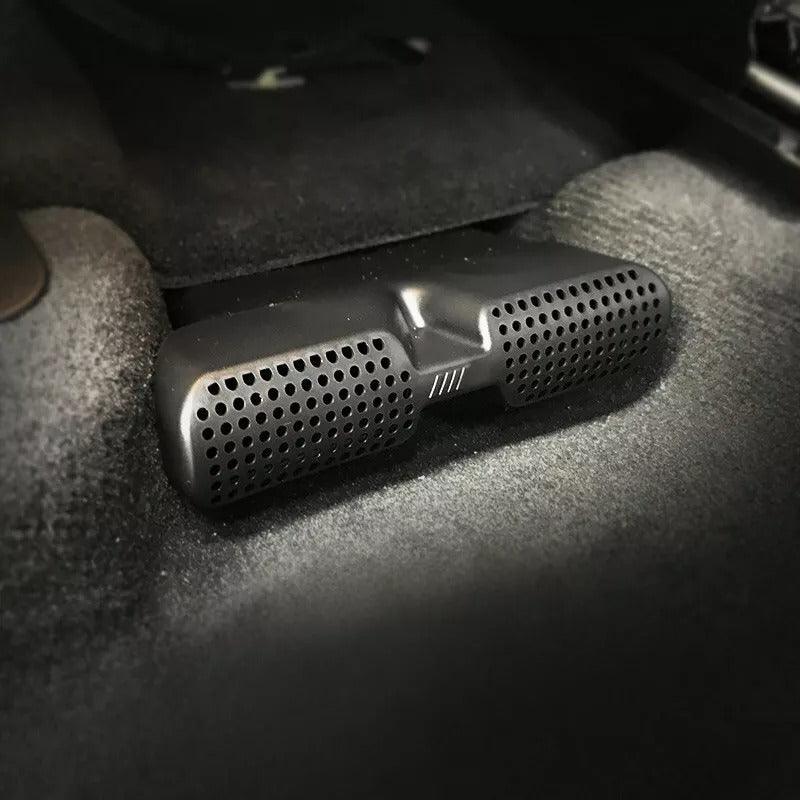 2x Rear Under Seat AC Air Vent Cover Decor for BMW X3 F25 2011-2017 & X4 F26 | ABS Plastic Dust Protective Frame Cover-autoydsstore