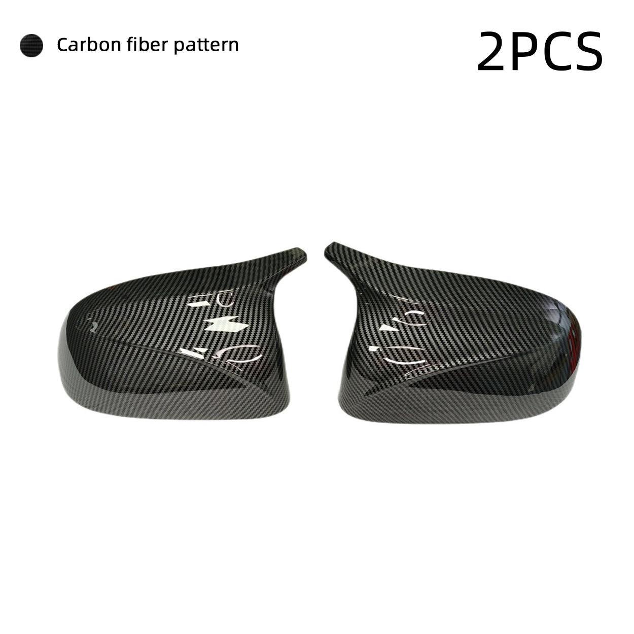 2PCS Black Rear View Mirror Covers for BMW X3 G01 X4 G02 X5 G05 X6 G06 X7 G07 2018-2020 Left and Right Side Mirror Caps-autoydsstore