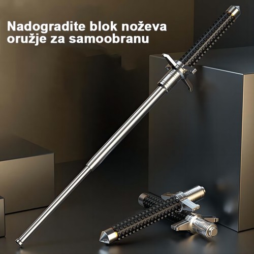 Unaprijeđeni blokator noža štap za samoobranu