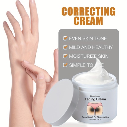 Cremă de corp 3,53 oz - Conține vitamina C și Centella Private Radiant Cream, îmbunătățește aspectul teribil al pielii axilelor, feselor și coapselor interioare, loțiune radiantă de îngrijire a pielii pentru corp