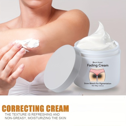 Cremă de corp 3,53 oz - Conține vitamina C și Centella Private Radiant Cream, îmbunătățește aspectul teribil al pielii axilelor, feselor și coapselor interioare, loțiune radiantă de îngrijire a pielii pentru corp