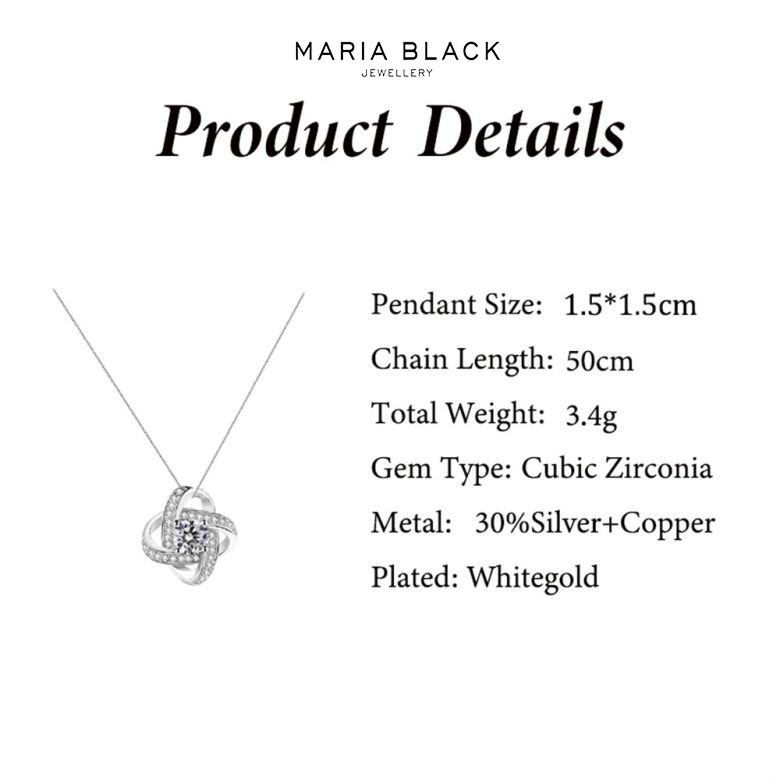 🎁 Ogrlica od bijelog zlata - prava ruža - najbolji poklon za djevojku, ljubavnicu, majku