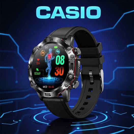 💫 Inteligentné hodinky CASIO AI z roku 2026 – EKG, hladina cukru v krvi, lipidy v krvi, meranie kyseliny močovej a vždy s vami: Doma, v práci, na cestách ⏱️