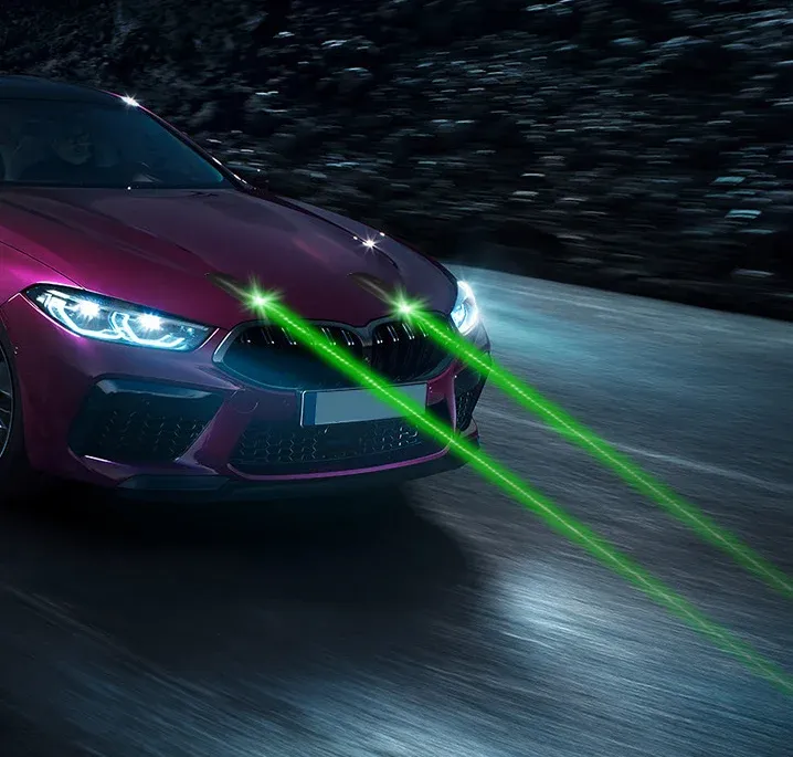 🚗Vehicle remote pilot light laser