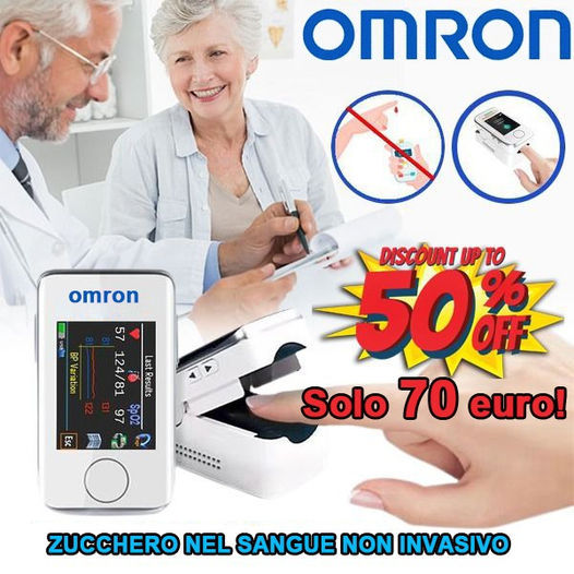 [Importato dal Giappone] Misuratore di glicemia Omron non invasivo ad alta precisione