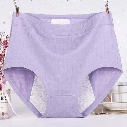 🔥 Kupite 5 i dobijte 5 - Pamučne antibakterijske visokog struka gaćice velikih veličina koje sprečavaju procurivanje