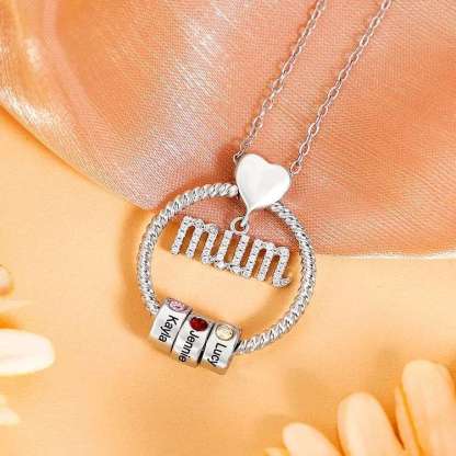 Set cadou colier rotund personalizat-nume personalizat