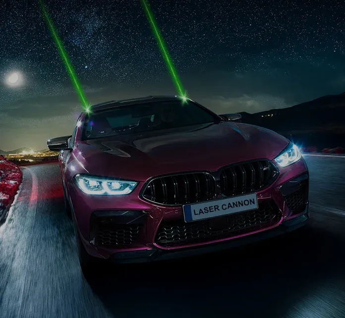 🚗Vehicle remote pilot light laser