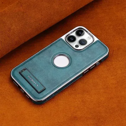 Kreativno kožno kućište za telefon s nevidljivim stalkom