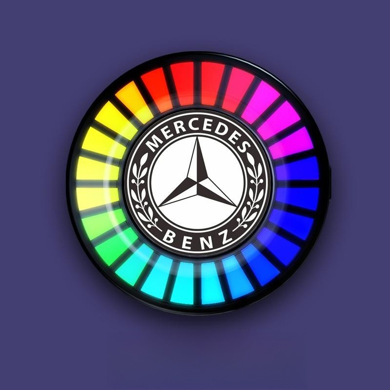 🚗În mașină Aromaterapie Rgb Atmosphere Light LED Magic Color Pickup Light Activat prin voce Lumină inteligentă de ritm muzical activată prin voce