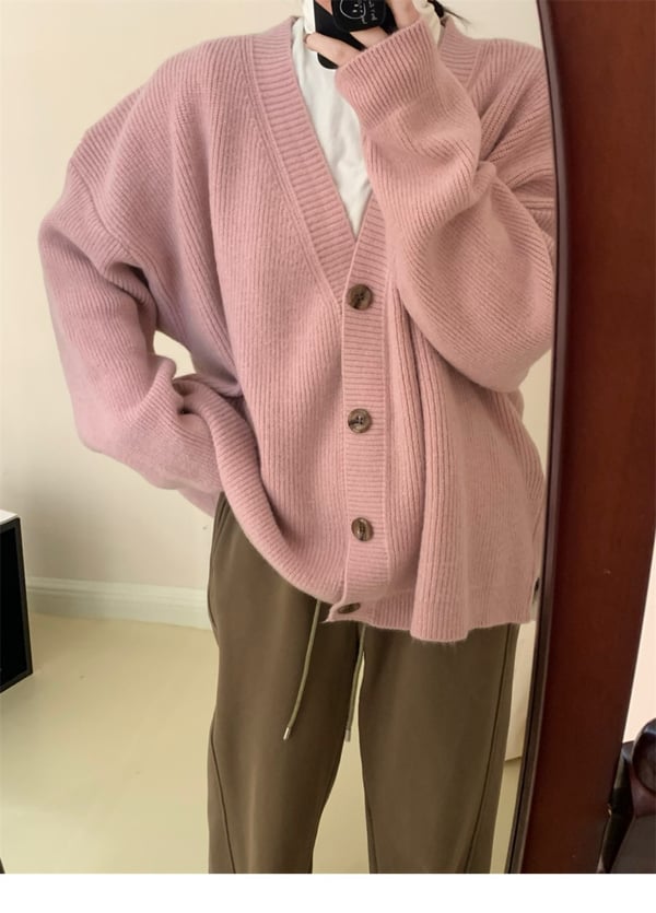 🧣V-izrez Casual Pleteni Cardigan V-izrez (BESPLATNA POŠTARINA)