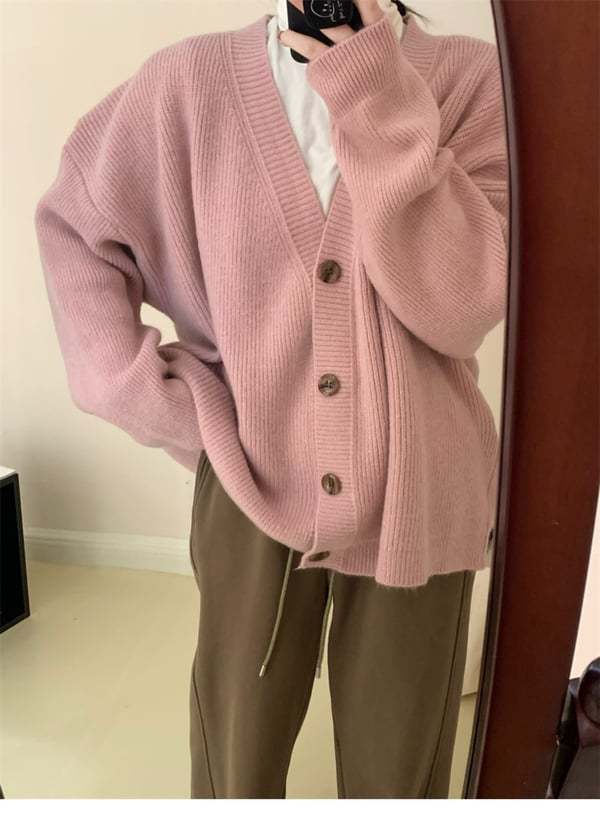 🧣V-izrez Casual Pleteni Cardigan V-izrez (BESPLATNA POŠTARINA)