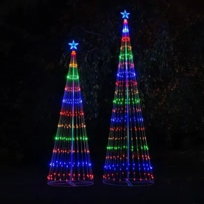 🌈Reduceri de Crăciun timpuriu🎄Crăciun animat cu LED-uri multicolore în aer liber