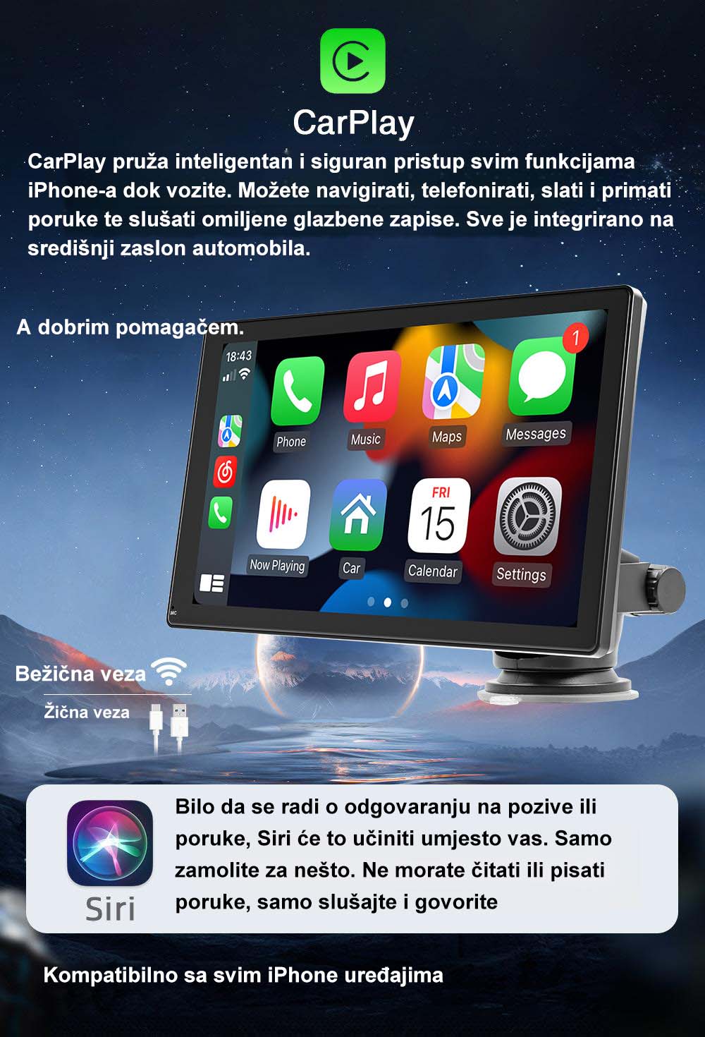 Prijenosni autoaudio i video sustavi.