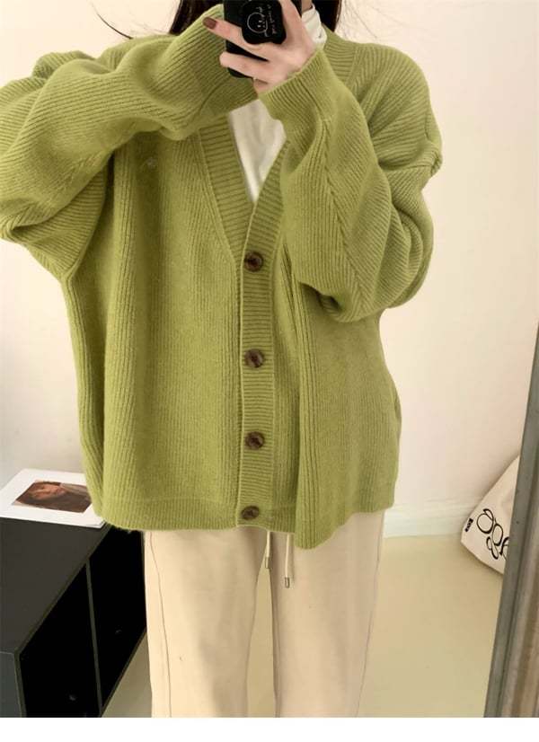 🧣V-izrez Casual Pleteni Cardigan V-izrez (BESPLATNA POŠTARINA)