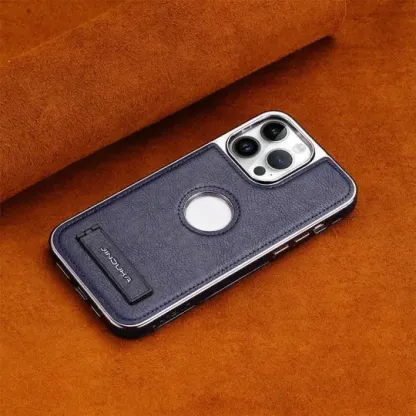 Kreativno kožno kućište za telefon s nevidljivim stalkom