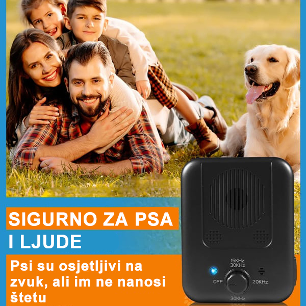 Ultrazvučni uređaj za kontrolu lajanja pasa