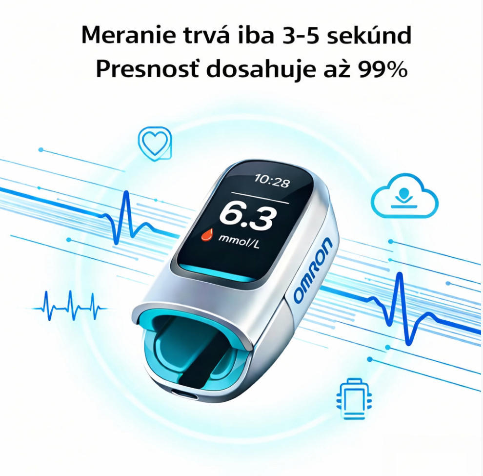 🔥 Basta aghi e dolore! | Omron™ glukometro non invasivo – controllo facile e preciso della glicemia, ovunque tu sia 🔥