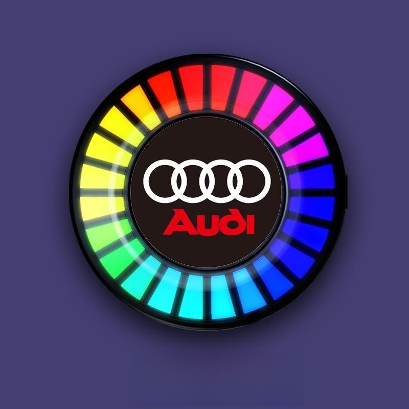 🚗În mașină Aromaterapie Rgb Atmosphere Light LED Magic Color Pickup Light Activat prin voce Lumină inteligentă de ritm muzical activată prin voce