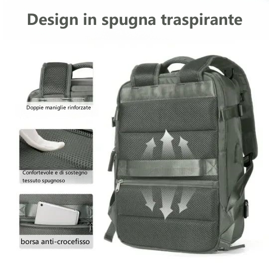 Zaino da viaggio grande da donna Zaino da viaggio impermeabile