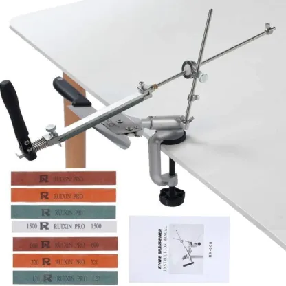 Ascuțitor de cuțite PRO cu 7 pietre de ascuțit