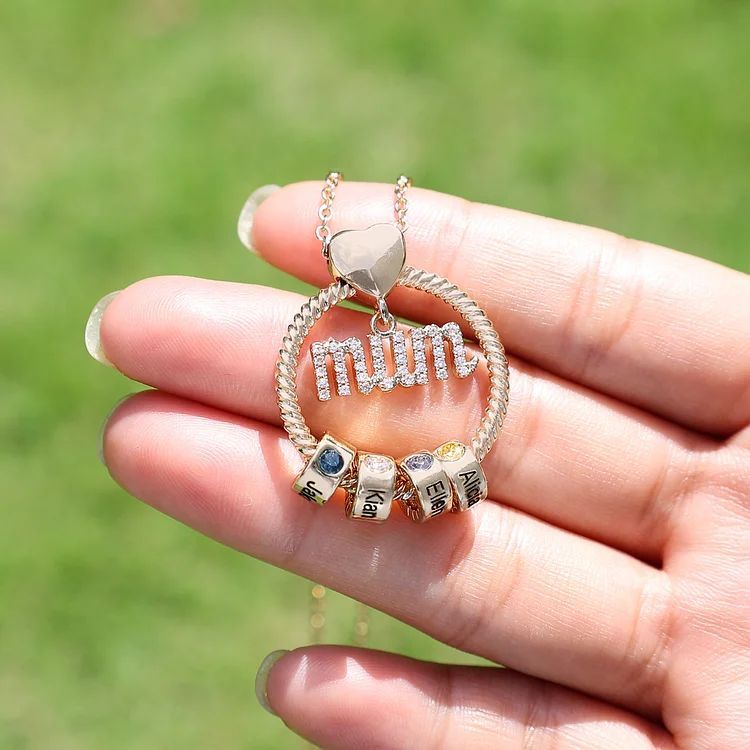 Set cadou colier rotund personalizat-nume personalizat