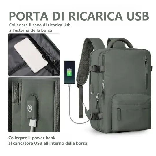 Zaino da viaggio grande da donna Zaino da viaggio impermeabile