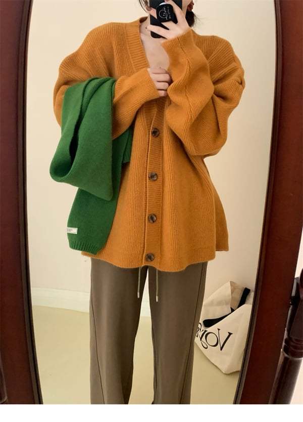 🧣V-izrez Casual Pleteni Cardigan V-izrez (BESPLATNA POŠTARINA)