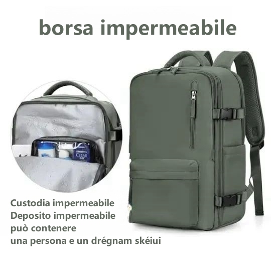 Zaino da viaggio grande da donna Zaino da viaggio impermeabile