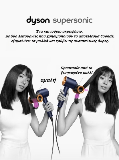 Dyson (DYSON) HD15 πιστολάκι μαλλιών νέας γενιάς Dyson Supersonic πιστολάκι μαλλιών αρνητικού ιόντος εισαγωγής οικιακής χρήσης