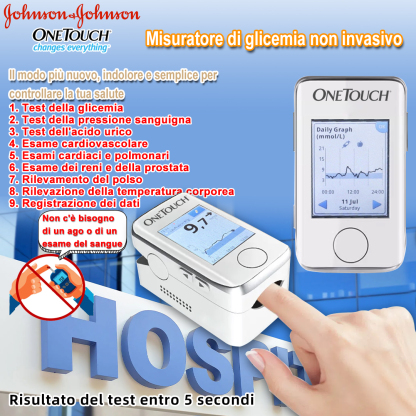 [Autentico prodotto americano] Misuratore di glicemia non invasivo one-touch Johnson & Johnson
