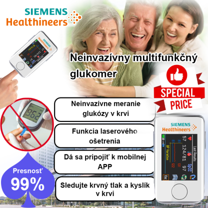 2024 váš nový model – neinvazívny glukomer Siemens