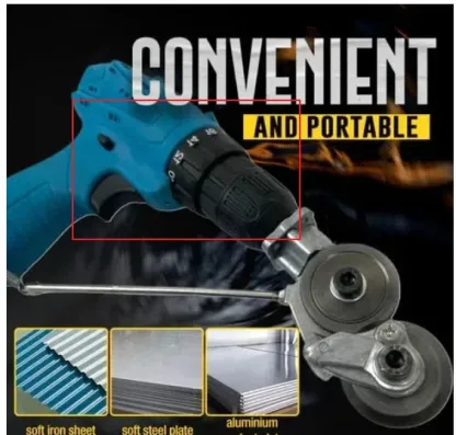 🔧Atașament pentru foarfece de găurit electric