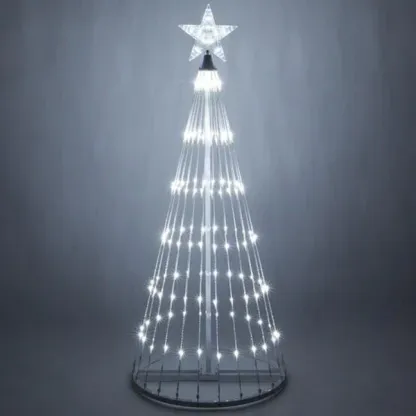 🌈Reduceri de Crăciun timpuriu🎄Crăciun animat cu LED-uri multicolore în aer liber
