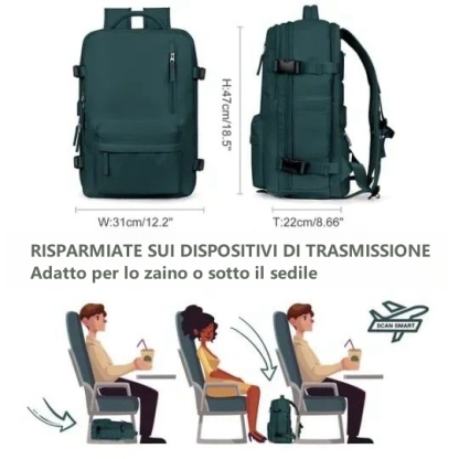 Zaino da viaggio grande da donna Zaino da viaggio impermeabile