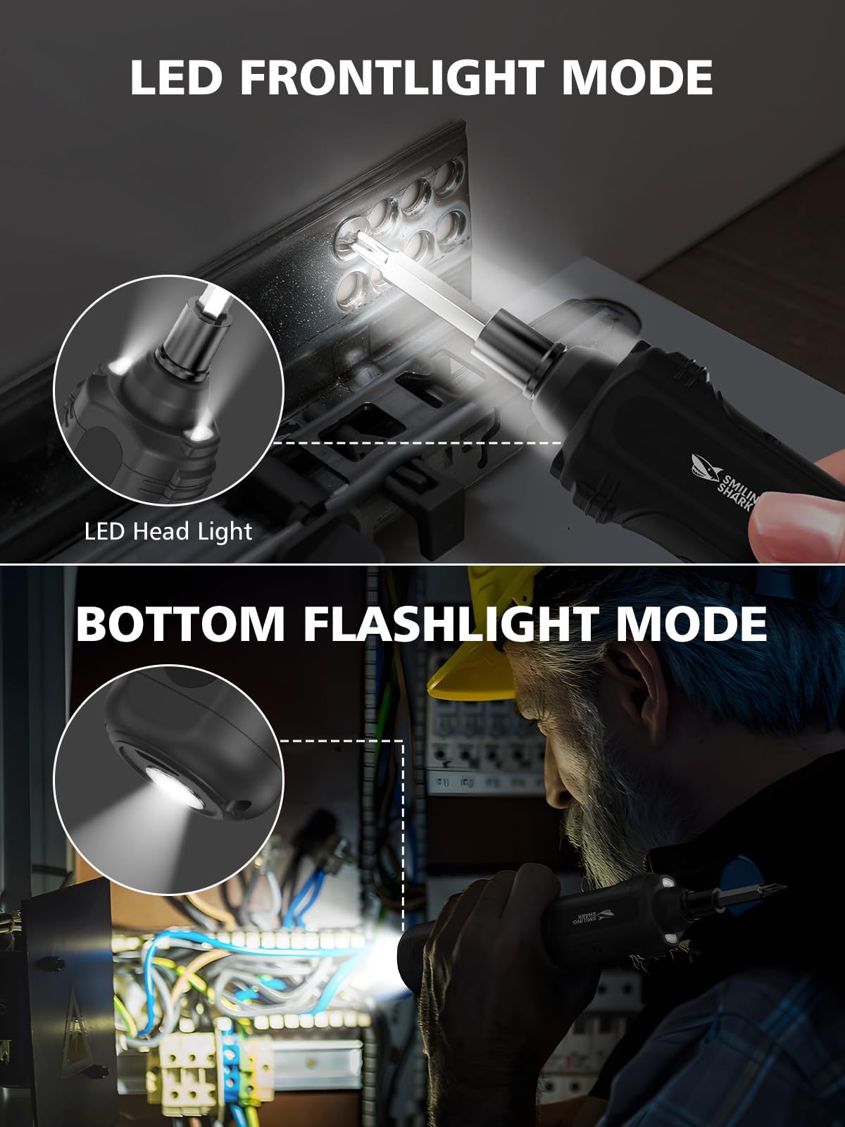 Chave de fenda elétrica multifuncional e potente