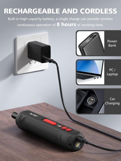 Chave de fenda elétrica multifuncional e potente