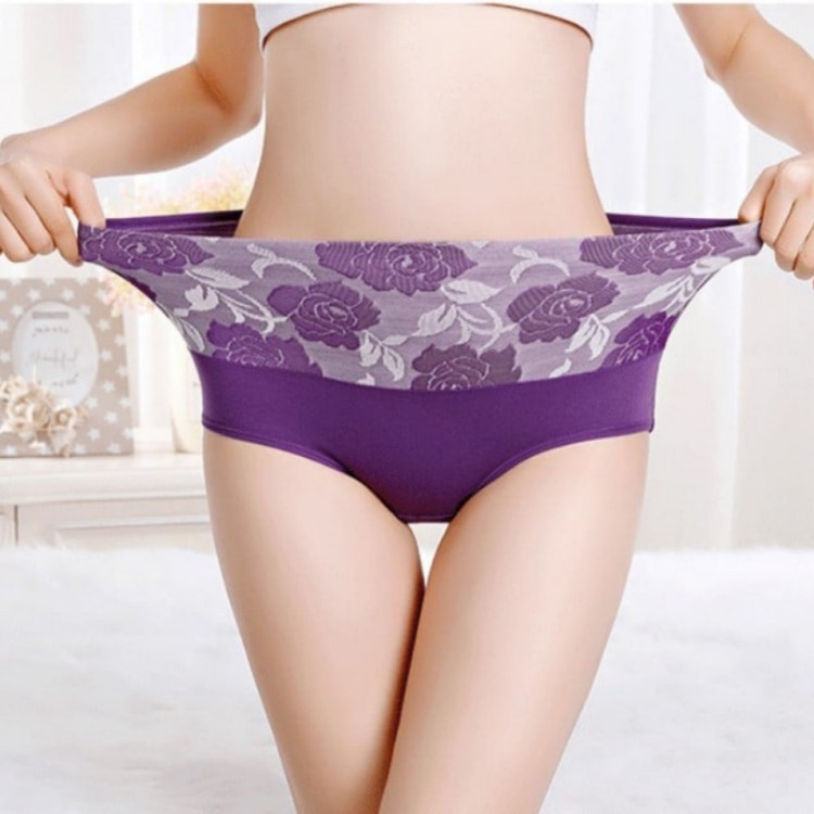 🔥 Posljednji dan - kupite 5 komada i dobijte 5 besplatno! 🔥Pamučno donje rublje visokog struka za mršavljenje trbuha, upijajuće i antibakterijsko