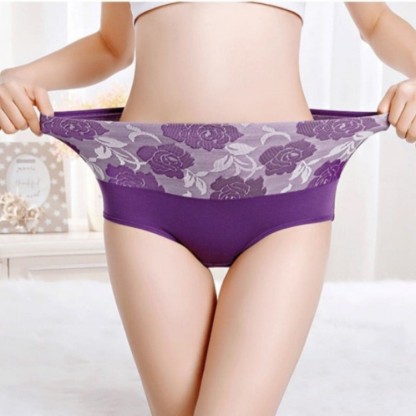 🔥 Posljednji dan - kupite 5 komada i dobijte 5 besplatno! 🔥Pamučno donje rublje visokog struka za mršavljenje trbuha, upijajuće i antibakterijsko