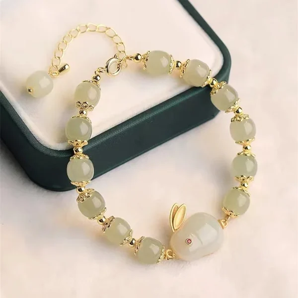 Cel mai frumos colier de margele de aur din 2024! Combinația perfectă de jad mic și aur de 18k inspiră scântei de modă și modelează noile tendințe de modă! Cel mai bun cadou de Anul Nou vă așteaptă să alegeți!