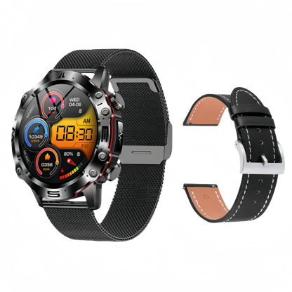 Inteligentné hodinky s hlbokou vodeodolnosťou IP68, funkciou núdzového volania SOS, volaním cez Bluetooth 2026 EKG+PPG, dlhou výdržou batérie a 100 športovými režimami