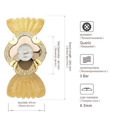 🦋Ceas de aur elegant cu fluture