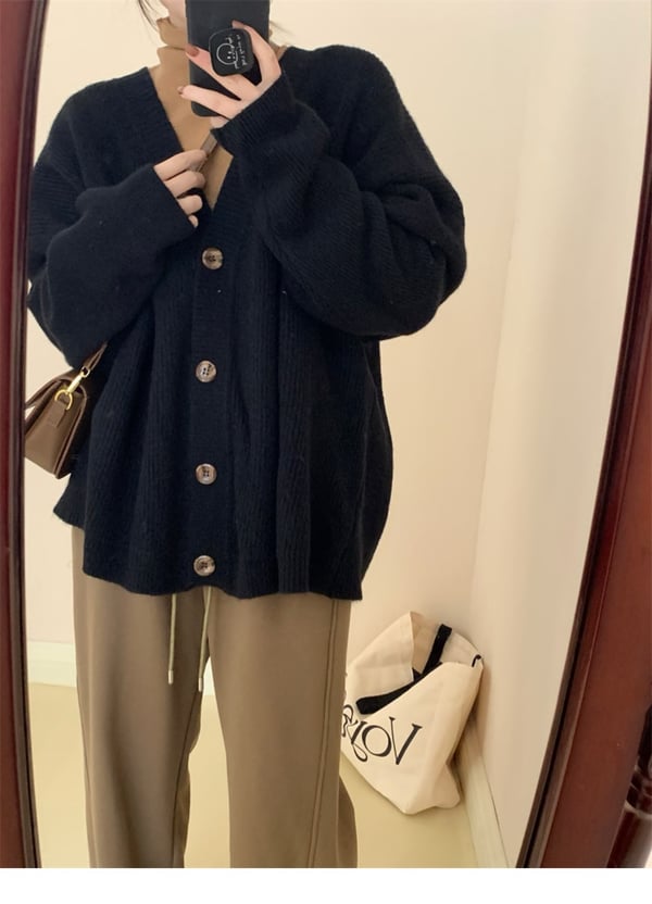 🧣V-izrez Casual Pleteni Cardigan V-izrez (BESPLATNA POŠTARINA)